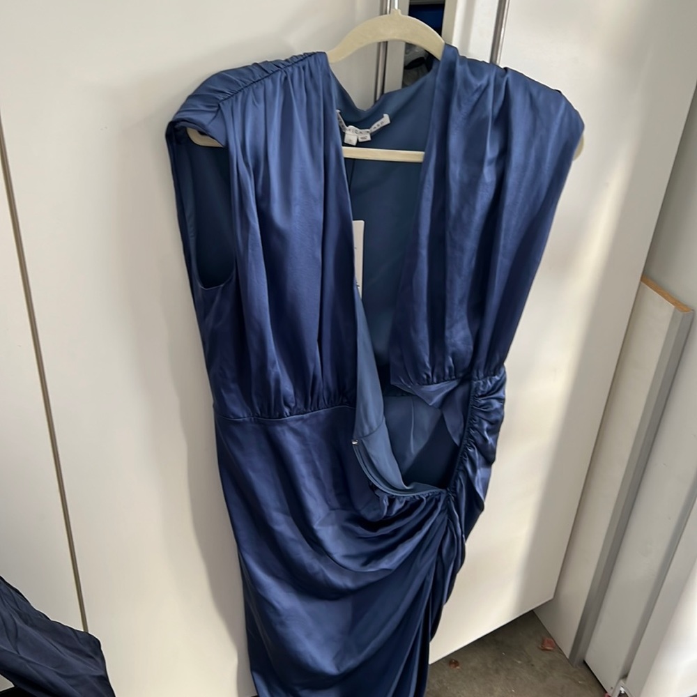 Veronica beard steel blue dress size 12